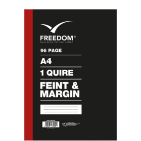46* A4 1 Quire 96 Page Feint & Margin