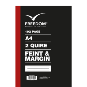 39* A4  2 Quire 192 Page Feint & Margin