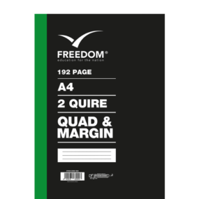 47* A4 2 Quire 192 Page Quad & Margin