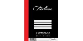 A4 2 Quire 192 Page Quad & Margin