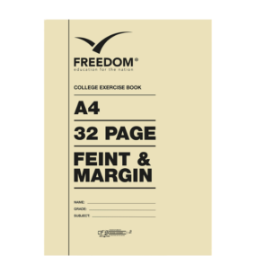 16* A4 32 Page College Book Feint & Margin