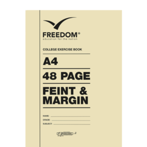17* A4 48 Page College Book Feint & Margin