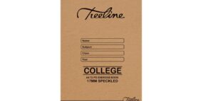 A4 72 Page College Book 17mm Ruled Speckled