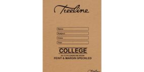 A4 72 Page College Book Feint & Margin Speckled