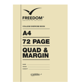 24* A4 72 Page College Book Quad & Margin
