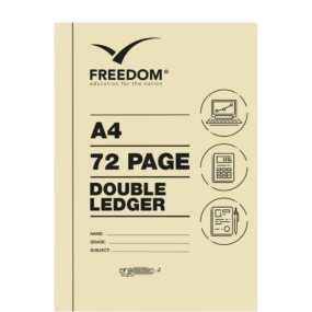 13* A4 72 Page Soft Cover Double Ledger