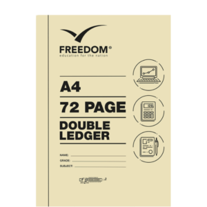 13* A4 72 Page Soft Cover Double Ledger