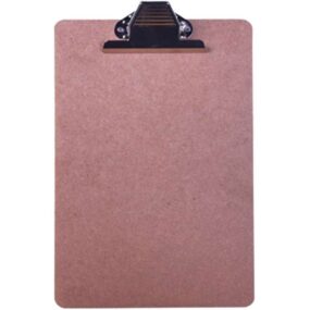 A4 Masonite Clipboard with Metal Clip
