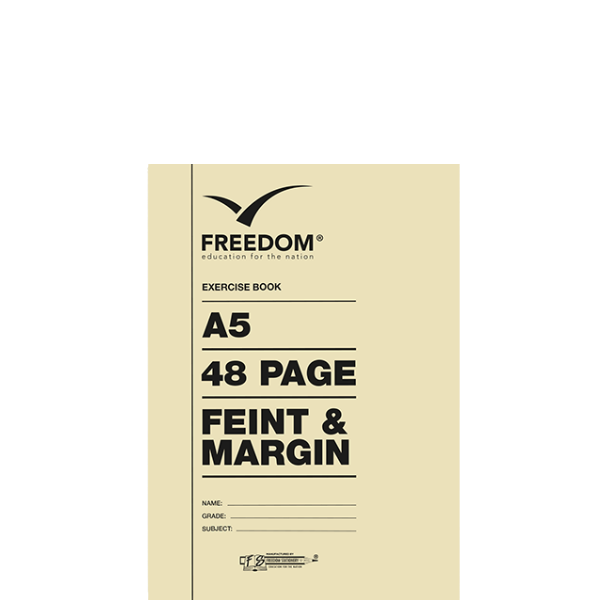 8* A5 48 Page Exercise Feint & Margin