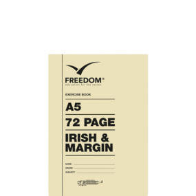 10* A5 72 Page Exercise Irish & Margin