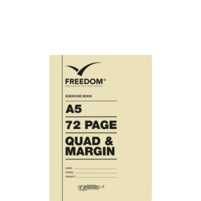 11* A5 72 Page Exercise Quad & Margin