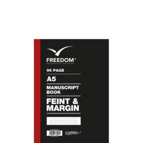 43* A5 96 Page Manuscript Book Feint & Margin