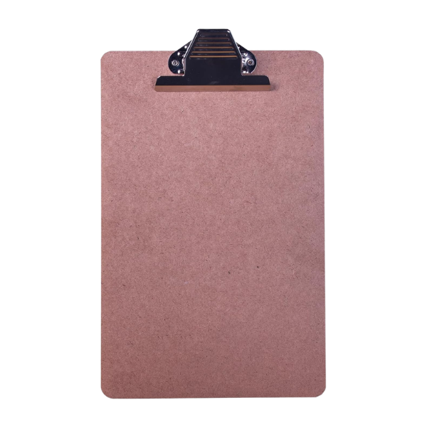 A4 Masonite Clipboard with Metal Clip