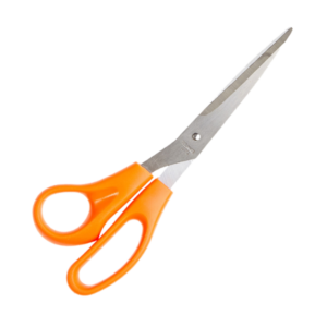 147* Economy Scissors 210mm Orange Handle (Each)
