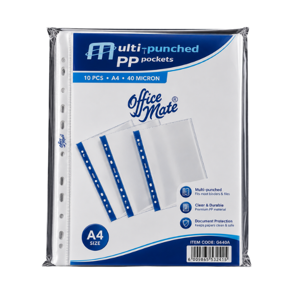 49* A4 Filing Pockets 40 Micron 10's