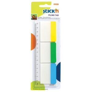 Hanging Filing Tabs 3 Assorted Colours
