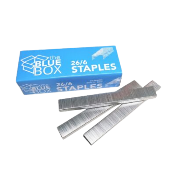 36* Blue Box 26/6 Staples 5000's