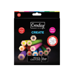 100* Croxley Create Colouring Pencils 24's
