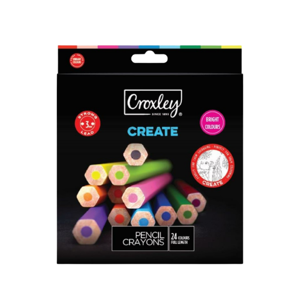 100* Croxley Create Colouring Pencils 24's