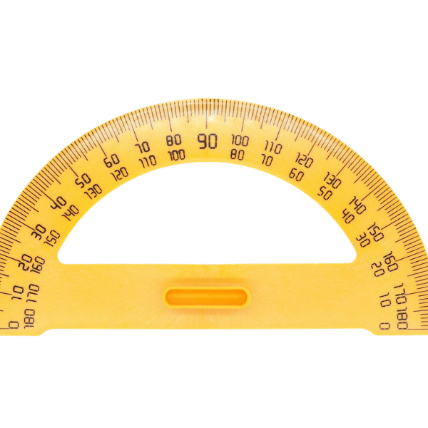 Chalkboard Instrument Protractor Plastic 40cm