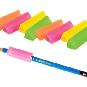 Amos Triangular Pencil Grips Assorted Colours 1's