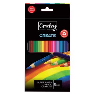 Croxley Super Jumbo Pencil Crayons 12's