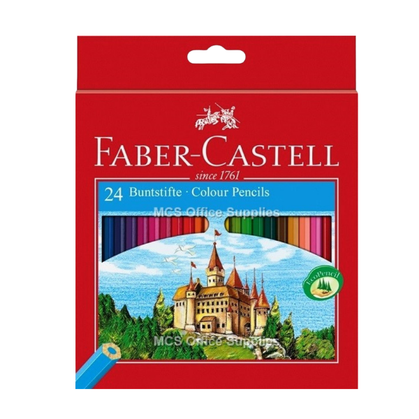 100B* Faber-Castell Hexagonal Colouring Pencils 24's