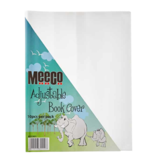195* Meeco A4 120 Micron Book Covers Clear Adjustable 1's