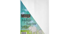 194* Meeco A4 120 Micron Book Covers Clear Adjustable 10's