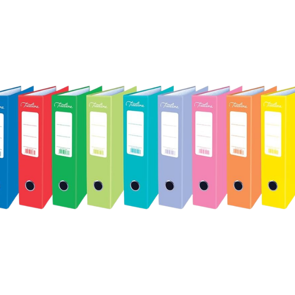232* A4 Lever Arch File 80mm Board Spine Solid Assorted Colour (Each)