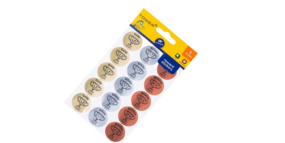 Tower Metallic Award Sticker Badges Per Sheet