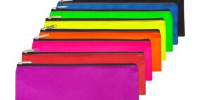 Meeco Nylon Pencil Bag Large 320mm Assorted Colours