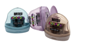 Meeco 2 Hole Sharpener with Container Assorted Colours