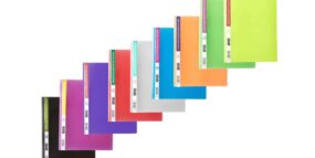 Meeco A4 Executive Premium Folder 400 Micron Assorted Colours