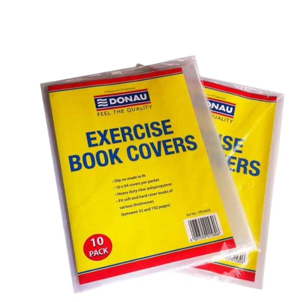Donau A4 120 Mic Clear Book Covers 1's