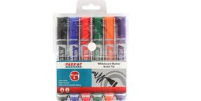 Parrot Whiteboard Marker Bullet Tip Wallet of 6