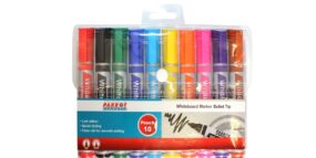 Parrot Whiteboard Marker Bullet Tip Wallet of 10