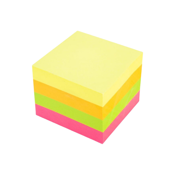 35* Sticky Notes 76 x 76mm Fluorescent Colors 400's