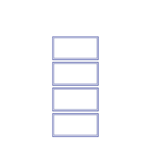 Blue Border Labels 24's