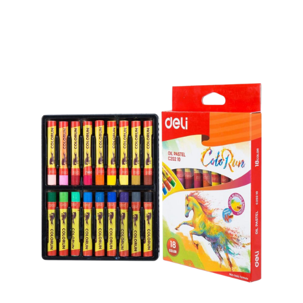 Deli Colorun Oil Pastels Set of 18