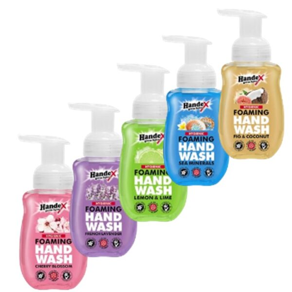 63* Handex Foaming Handwash 250ml Assorted Colours (Each) - Assorted Flavours 250ml