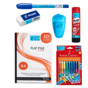 Stationery Labels (100 Labels, 3 Different Sizes - For all stationery) Self Labelling