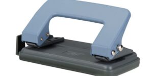 Deli 2 Hole Metal Punch 10 Sheets Blue or Grey Each