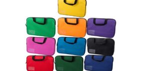 Butterfly Homework Book Bag with Handle Assorted Colours