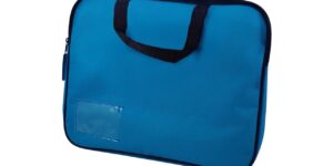 Butterfly Homework Book Bag with Handle Assorted Colours - Teal