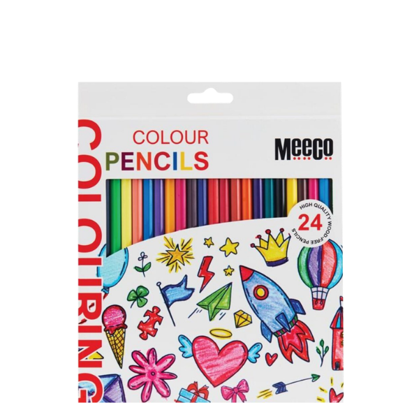101* Meeco Colouring Pencils Set of 24