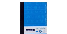 Marlin A5 192 Page Hardcover A-Z Index Book