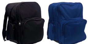 School Mate Extra Large Division Backpack (Black / Navy)
