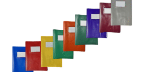 A4 Opaque 275 Micron Fitted Book Covers Assorted Colours (Each)