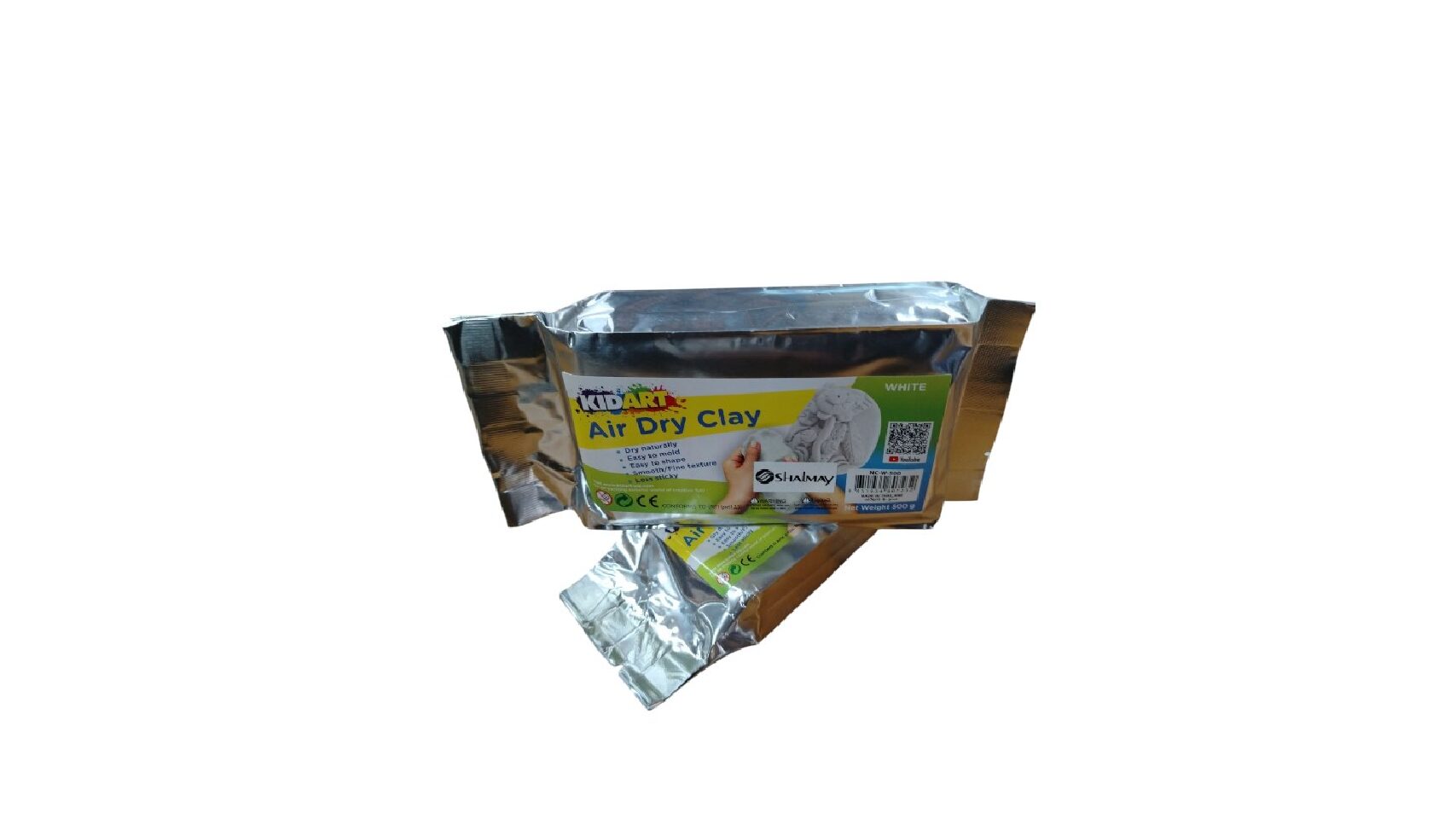 Office Mate Air Dry Clay White 250g